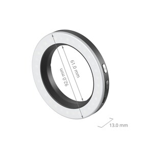 SmallRig 5203 Vibe P30 67mm Halka LED Video Işığı (Evrensel Dişli Filtre Adaptör Kiti) - Thumbnail