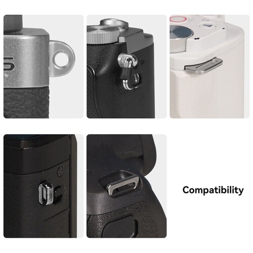 SmallRig 5209 Evrensel Deri Kamera Omuz Askısı (Kahverengi)