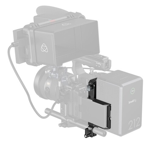 SmallRig 5226 V-Mount Pil Montaj Plakası Kiti 15 mm LWS Rob Borulu