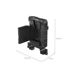 SmallRig 5226 V-Mount Pil Montaj Plakası Kiti 15 mm LWS Rob Borulu - Thumbnail