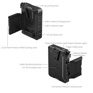 SmallRig 5228 V-Mount Akü Montaj Plakası - Thumbnail