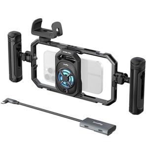 SmallRig 5276 Hepsi Bir Arada Termal Canlı Yayın ve Video Çekim El Tipi Telefon Kafesi Kiti - Thumbnail