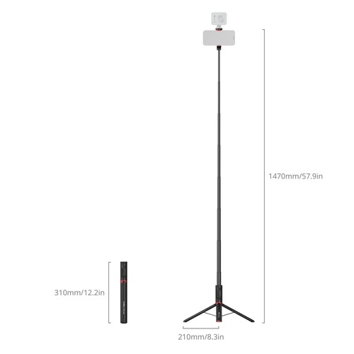 SmallRig 5292 ST30 Selfie Çubuğu Lite (Siyah)