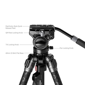 SmallRig 5305 X Potato Jet TRIBEX SE Hidrolik Tripod - Thumbnail
