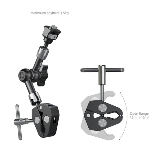 SmallRig 5310 Magic Arm Yengeç Şeklinde Kelepçeli (7'')
