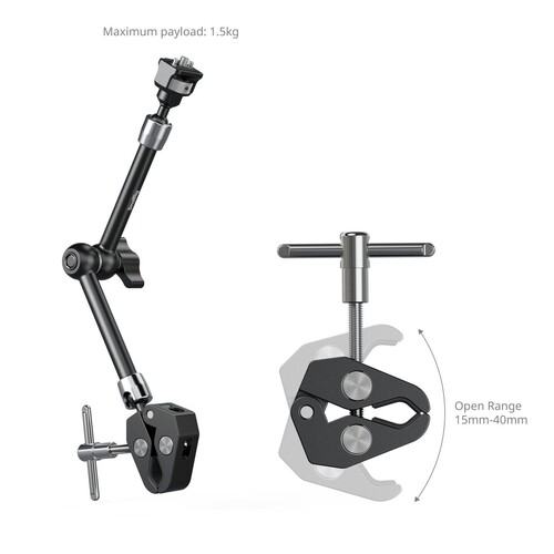 SmallRig 5311 Yengeç Şekilli Kelepçeli Sihirli Kol (11'')