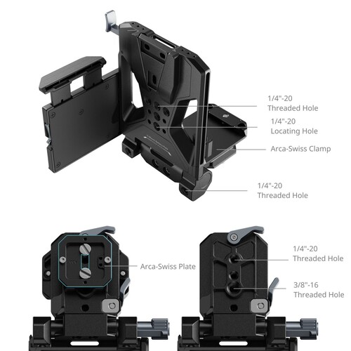 SmallRig 5315 V-Mount Akü Montaj Plakası Kiti (Pro)