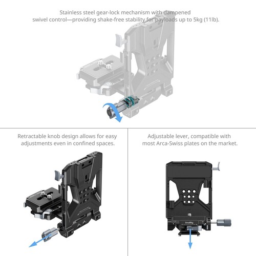 SmallRig 5315 V-Mount Akü Montaj Plakası Kiti (Pro)