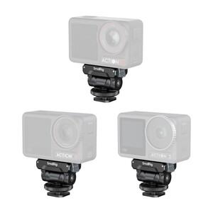 SmallRig 5436 DJI Osmo360 / Action 5 Pro / 4 / 3 için Metal Yuva Adaptörü ile Hızlı Çıkarma Desteği - Thumbnail