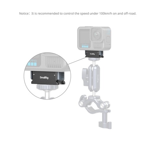 SmallRig 5437 GoPro Hero Black 13 için Hızlı Çıkarma Adaptör Montajı