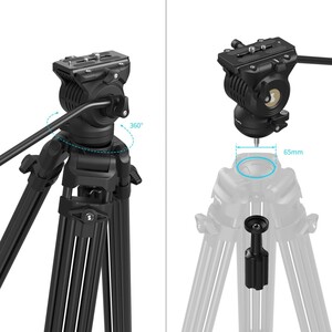 SmallRig 5440 AD14 Ağır Hizmet Tipi Alüminyum Alaşımlı Tripod - Thumbnail