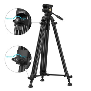 SmallRig 5440 AD14 Ağır Hizmet Tipi Alüminyum Alaşımlı Tripod - Thumbnail