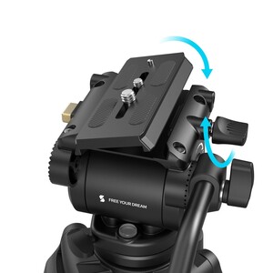 SmallRig 5441 AD14 Profesyonel Karbon Fiber Video Tripod - Thumbnail