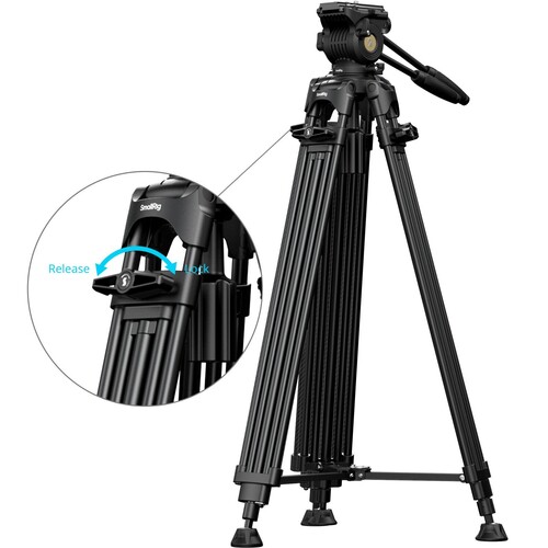 SmallRig 5442 FSD14 FreeSpeed Alüminyum Alaşımlı Video Tripod