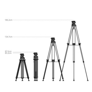 SMALLRİG - SmallRig 5443 FSD14 FreeSpeed ​​Ağır Hizmet Tipi Karbon Fiber Tripod (1)