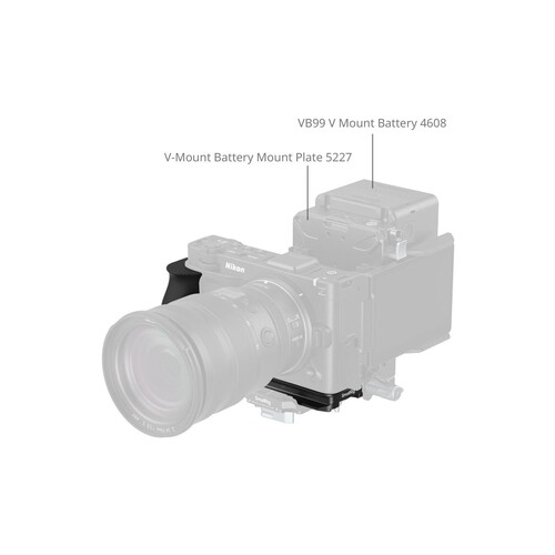 SmallRig 5466 Nikon ZR için Silikon Saplı L Şekilli Montaj Plakası