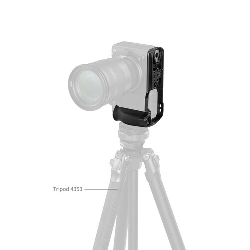 SmallRig 5466 Nikon ZR için Silikon Saplı L Şekilli Montaj Plakası