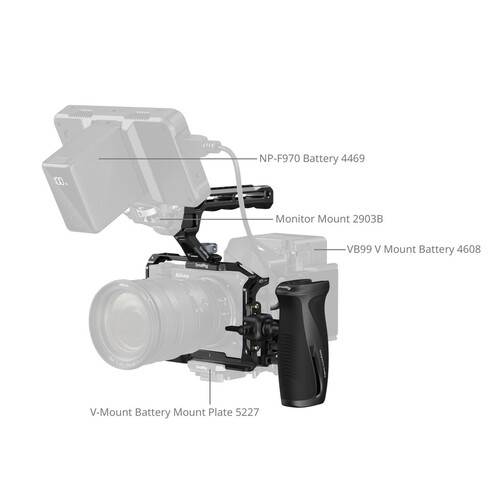 SmallRig 5468 Nikon ZR (Gelişmiş Sürüm) için Kafes Kiti