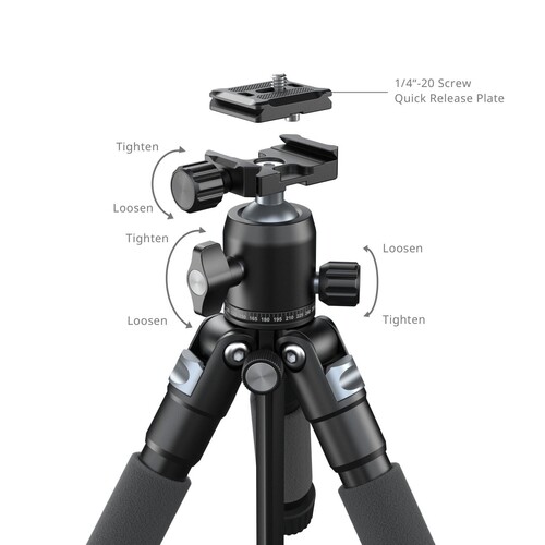 SmallRig 5470 VT-20Pro Taşınabilir Masaüstü Mini Tripod