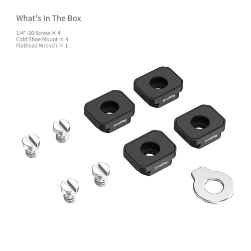 SmallRig 5472 Metal Ayak Bağlantılı Montaj Plakası (4 adet)