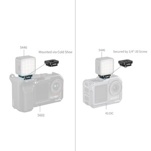 SmallRig 5472 Metal Ayak Bağlantılı Montaj Plakası (4 adet) - Thumbnail