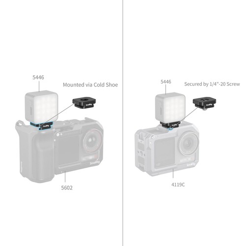 SmallRig 5472 Metal Ayak Bağlantılı Montaj Plakası (4 adet)