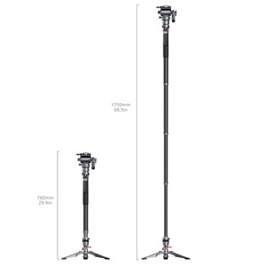 SmallRig 5565 Karbon Fiber Video Monopod - Thumbnail