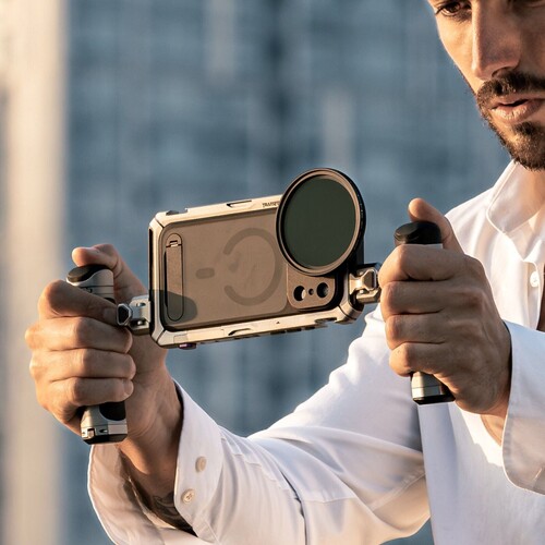 SmallRig 5585 Megatron Edition iPhone 17 Pro için Çift El Tipi Mobil Cihaz Kiti