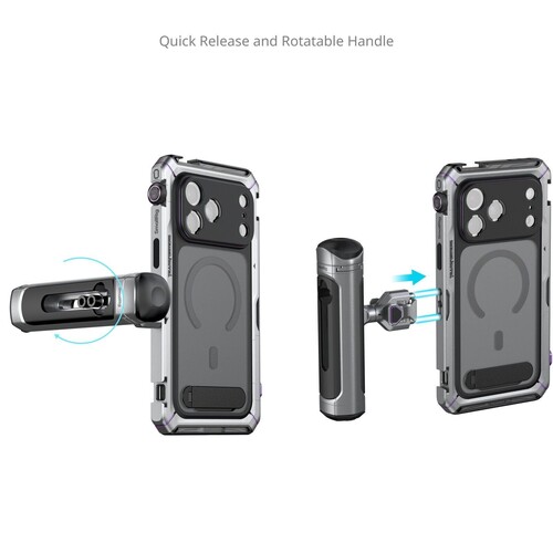 SmallRig 5585 Megatron Edition iPhone 17 Pro için Çift El Tipi Mobil Cihaz Kiti
