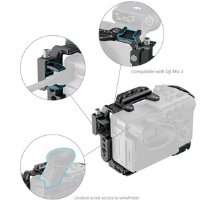 SmallRig 5590 Sony FX2 için Pil Plakalı Gelişmiş Kafes Kiti - Thumbnail