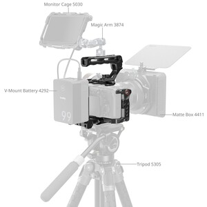 SmallRig 5590 Sony FX2 için Pil Plakalı Gelişmiş Kafes Kiti - Thumbnail