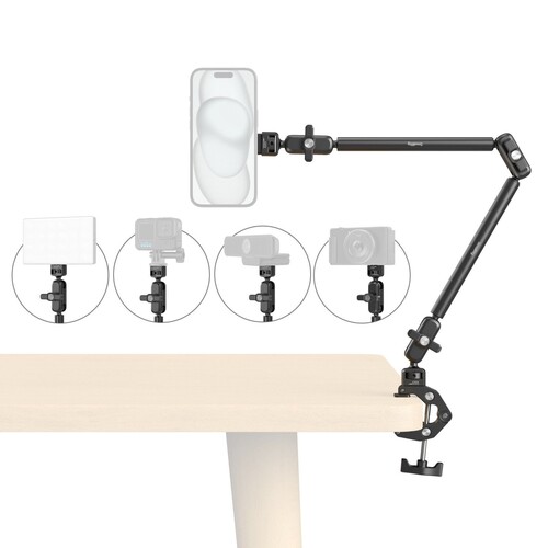 SmallRig 5626 Masaüstü Sihirli Kol Yengeç Şeklinde Kelepçe Kiti (MagSafe Uyumlu Sürüm)