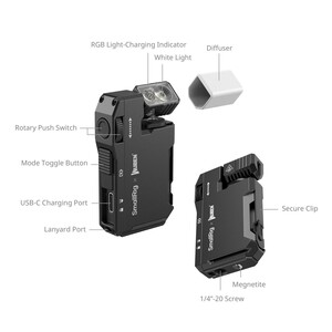 SmallRig 5710 Başparmakla Kullanılabilen Günlük Kullanım El Feneri - Thumbnail