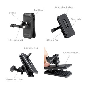 SmallRig - SmallRig 5722 Aksiyon Kameraları için Sırt Çantası Klipsi (1)