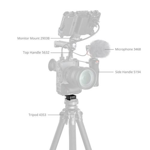 SmallRig 5802 Arca Tipi Hızlı Çıkarma Plakası
