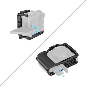 SmallRig 5807 Canon PowerShot V1 için Kafes (Siyah) - Thumbnail