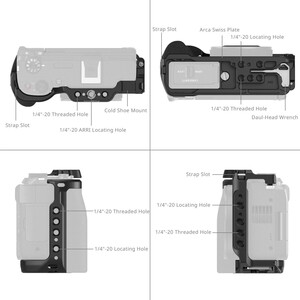 SmallRig 5807 Canon PowerShot V1 için Kafes (Siyah) - Thumbnail