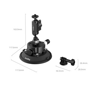 SmallRig 5855 4.5'' Vantuz Aksiyon Kamerası Montaj Aparatı - Thumbnail