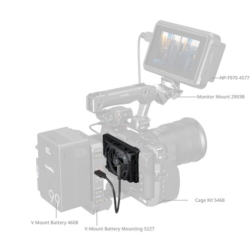 SmallRig 5874 Nikon ZR için Soğutma Fanı