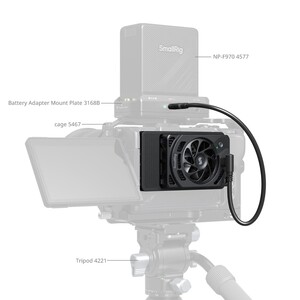 SMALLRİG - SmallRig 5874 Nikon ZR için Soğutma Fanı (1)