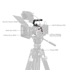 SmallRig 5955 Canon EOS R6 Mark III / R6 Mark II için Temel Kafes Kiti - Thumbnail
