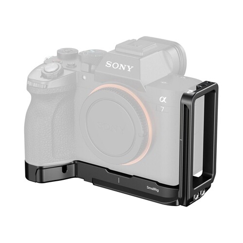 SmallRig 6034 Sony Alpha 7 V / 7R V / 7 IV için AirTag Yuvalı L Şekilli Montaj Plakası