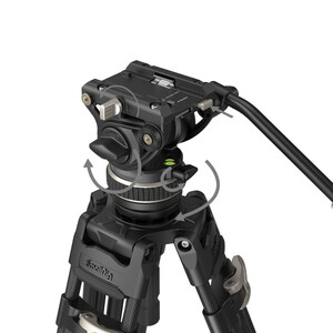 SmallRig 3989 AD-100 Video Kamera Karbon Fiber Tripod Kiti - Thumbnail