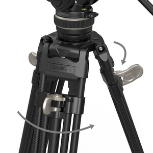 SmallRig 3989 AD-100 Video Kamera Karbon Fiber Tripod Kiti - Thumbnail
