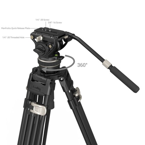 SmallRig AD-80 4163 FreeBlazer Alüminyum Alaşımlı Tripod Seti