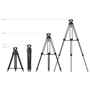 SmallRig AD-80S 5111 Profesyonel Video Tipi Tripod Kiti - Thumbnail