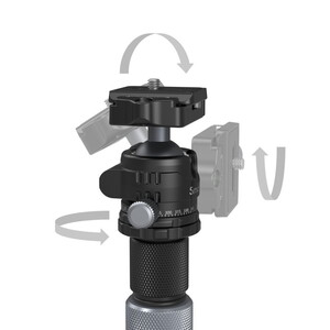 SmallRig 4059 AP-20 Orta Sütunlu Karbon Fiber Tripod - Thumbnail