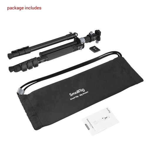 SmallRig 4059 AP-20 Orta Sütunlu Karbon Fiber Tripod