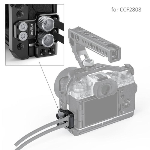 SmallRig BSC2809 FUJIFILM X-T4 Kafesleri için HDMI ve USB Kablo Kelepçesi