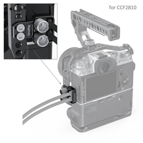 SmallRig BSC2809 FUJIFILM X-T4 Kafesleri için HDMI ve USB Kablo Kelepçesi